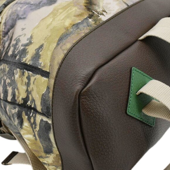 Gucci  x The North Face Mountain Print Nylon Backpack Multicolor - Picture 8 of 13